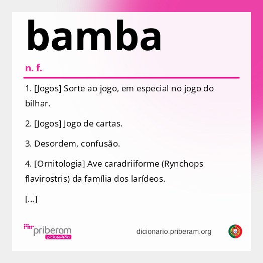 Significado de bamba