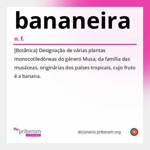 Significado de bananeira
