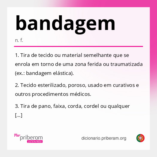 Significado de bandagem
