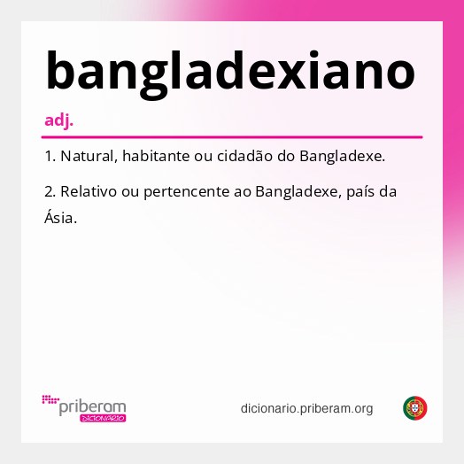 Significado de bangladexiano