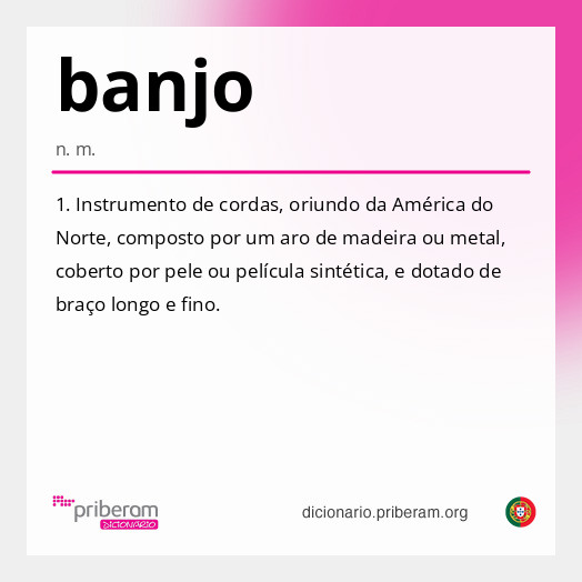 Significado de banjo