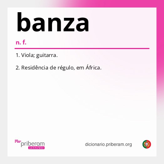 Significado de banza