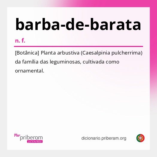 Significado de barba-de-barata