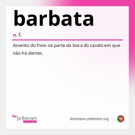 Significado de barbata