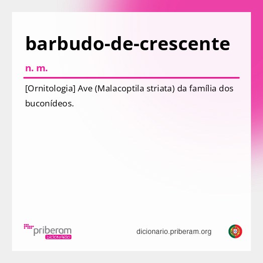 Significado de barbudo-de-crescente