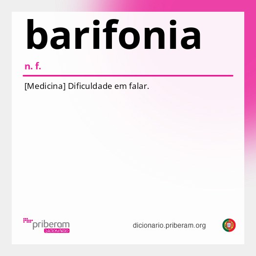 Significado de barifonia