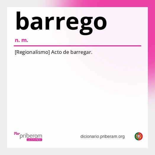 Significado de barrego