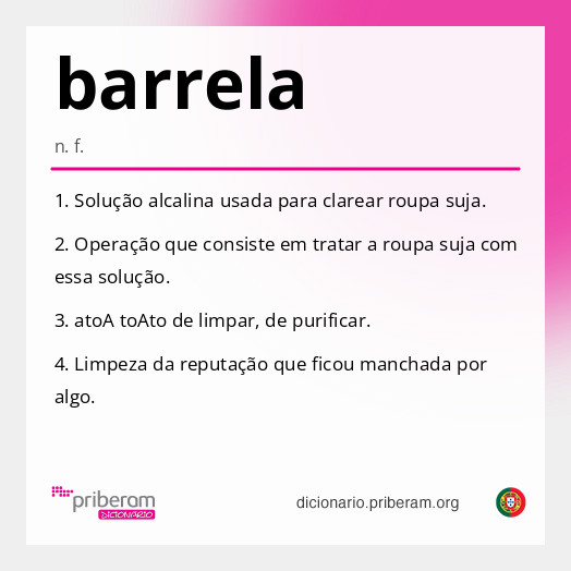 Significado de barrela
