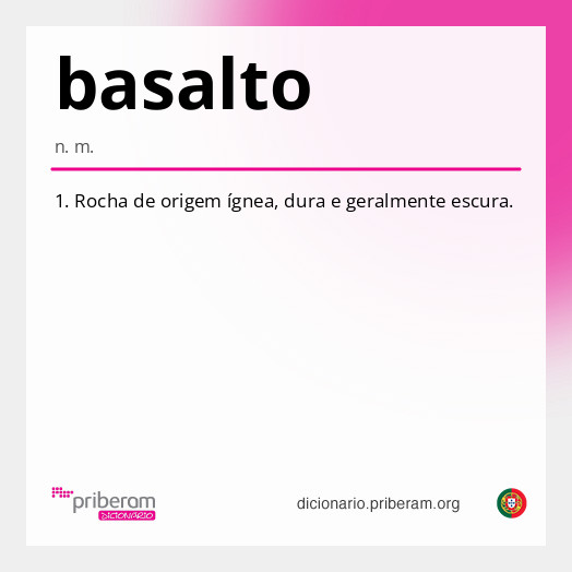 Significado de basalto