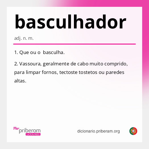 Significado de basculhador