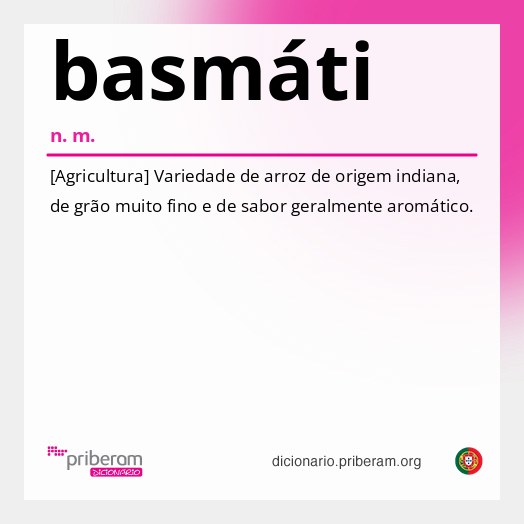 Significado de basmáti