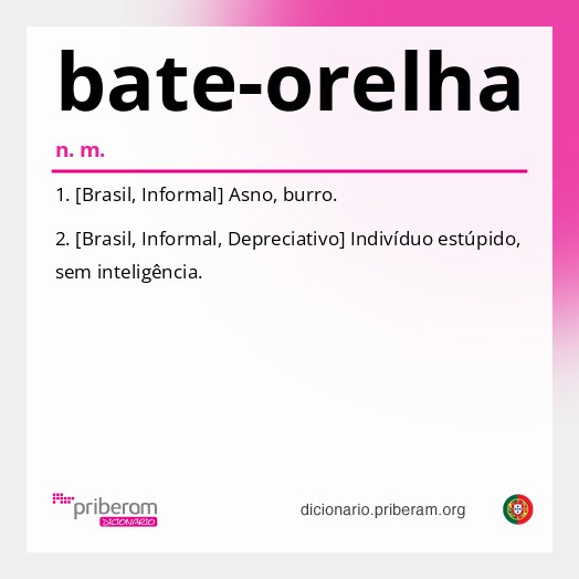 Significado de bate-orelha
