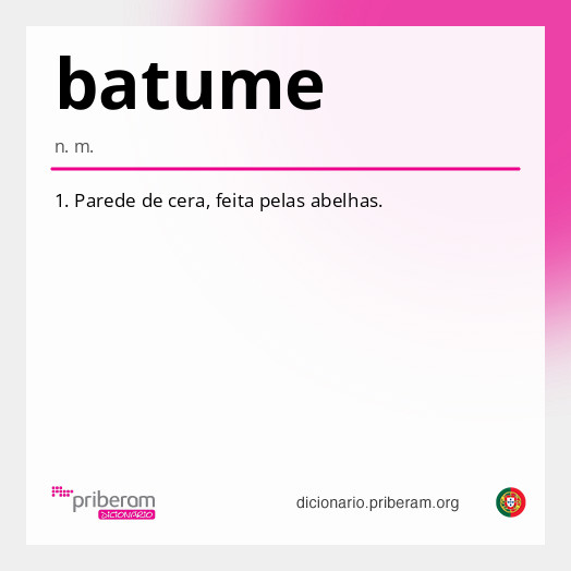 Significado de batume
