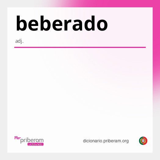 Significado de beberado