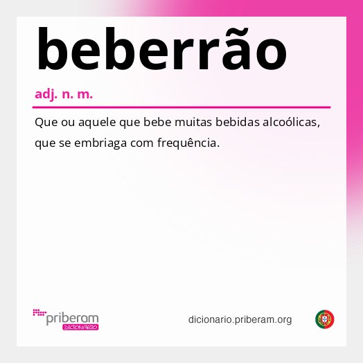 Significado de beberrão