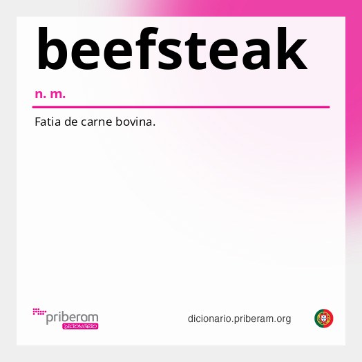 Significado de beefsteak