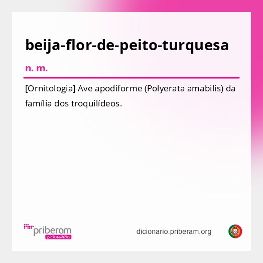 Significado de beija-flor-de-peito-turquesa