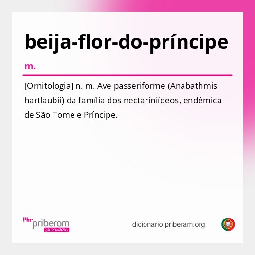 Significado de beija-flor-do-príncipe