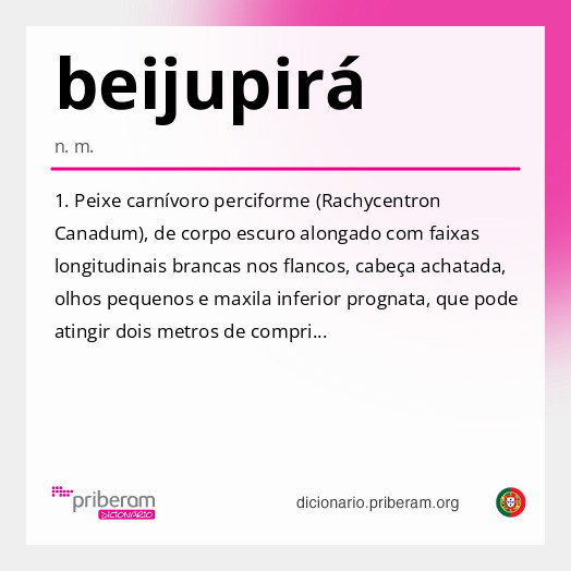 Significado de beijupirá
