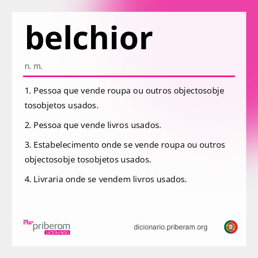 Significado de belchior