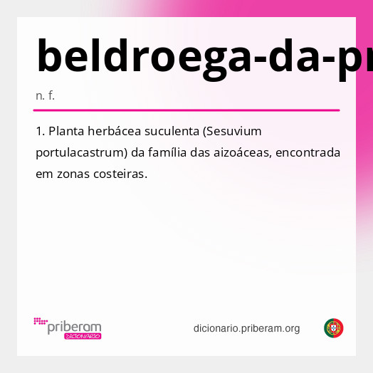 Significado de beldroega-da-praia