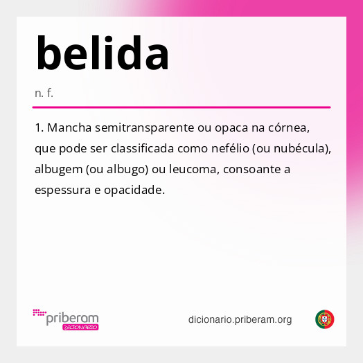 Significado de belida