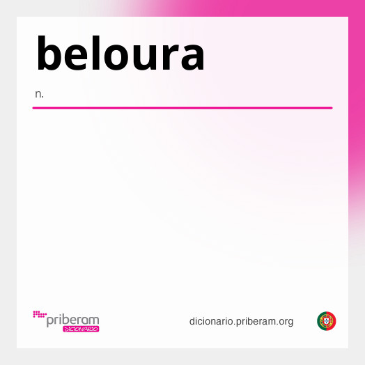 Significado de beloura