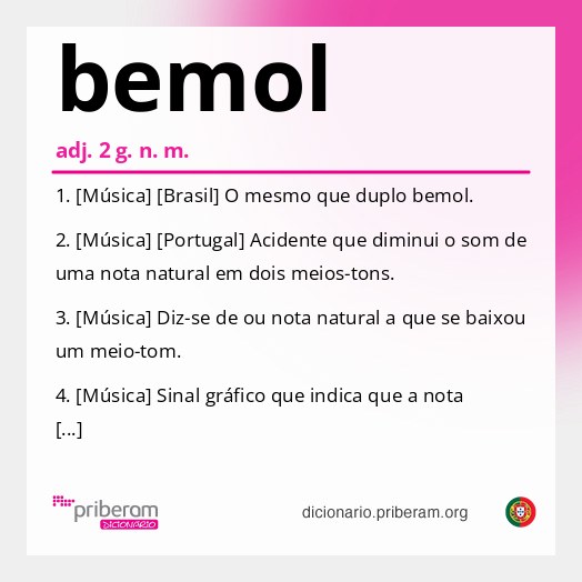 Significado de bemol