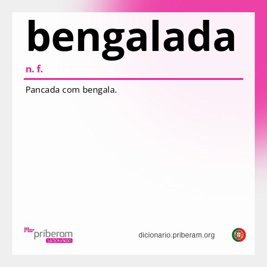 Significado de bengalada