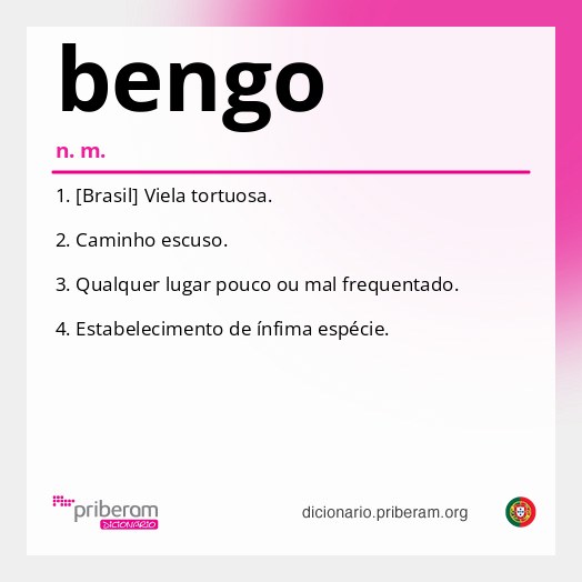 Significado de bengo