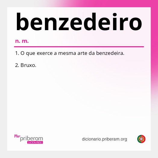 Significado de benzedeiro
