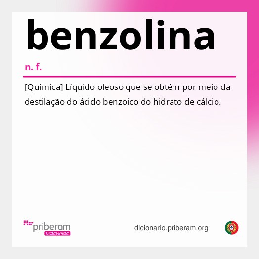 Significado de benzolina