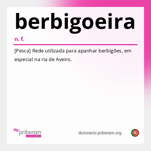 Significado de berbigoeira