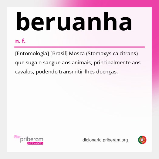 Significado de beruanha