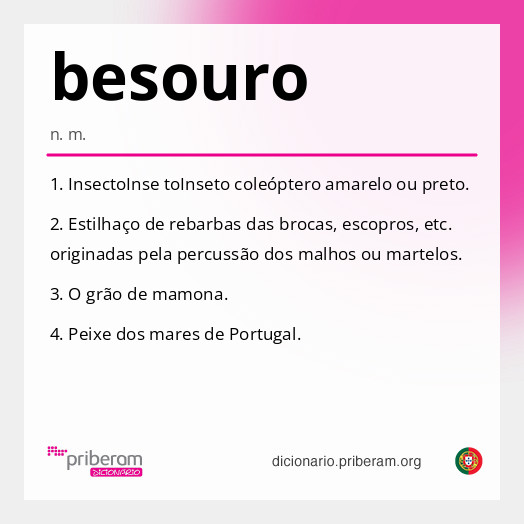 Significado de besouro