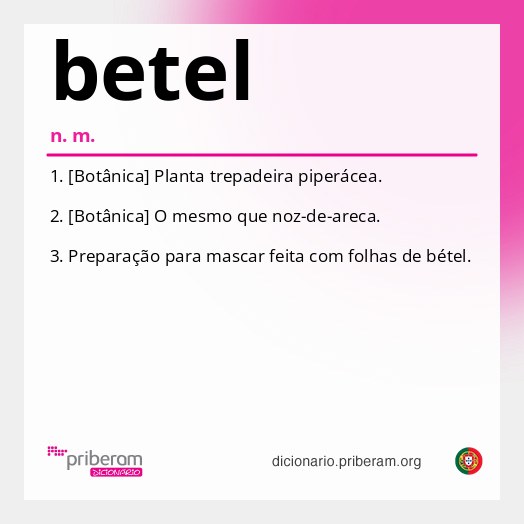 Significado de betel