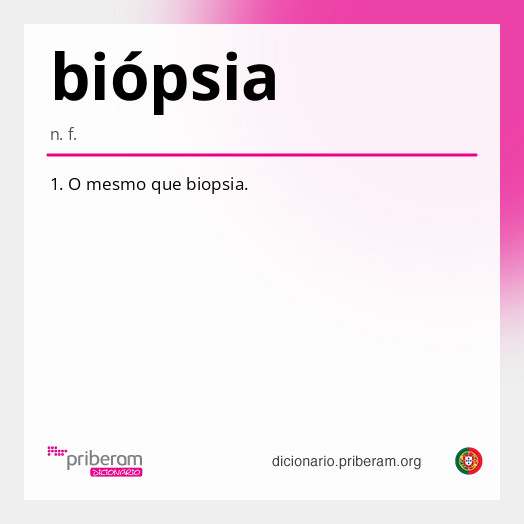 Significado de biópsia