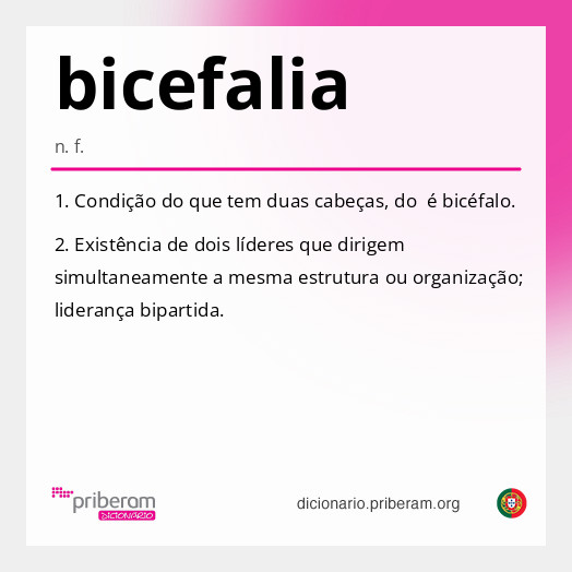 Significado de bicefalia