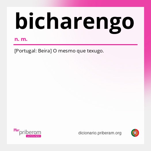 Significado de bicharengo