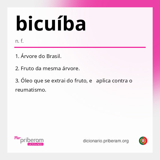Significado de bicuíba