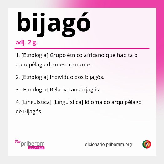 Significado de bijagó