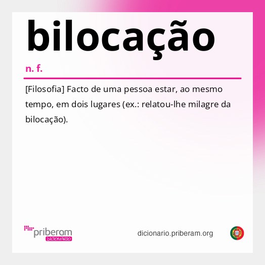 Significado de bilocação