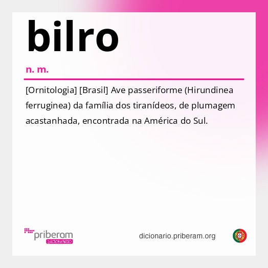 Significado de bilro