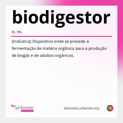 Significado de biodigestor
