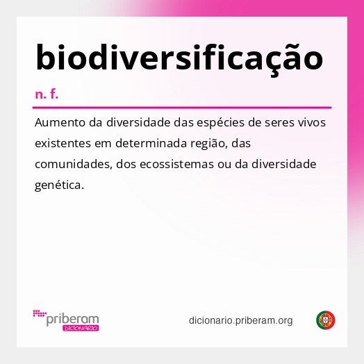 Significado de biodiversificação