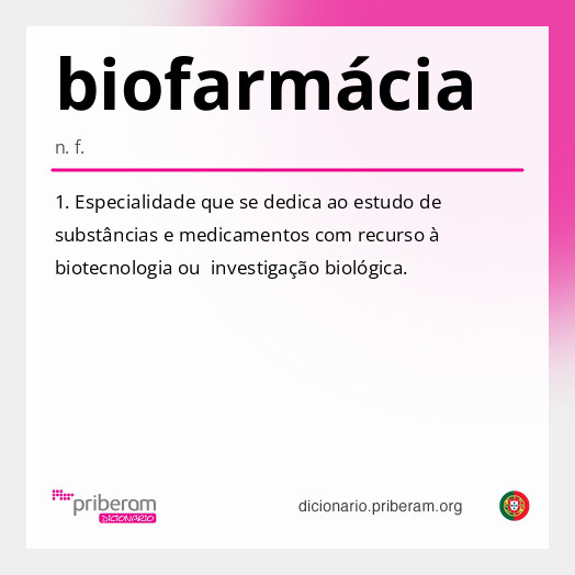 Significado de biofarmácia