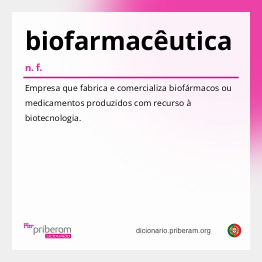 Significado de biofarmacêutica