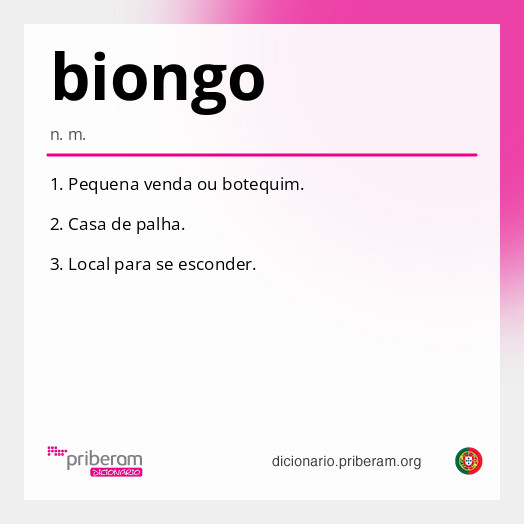 Significado de biongo
