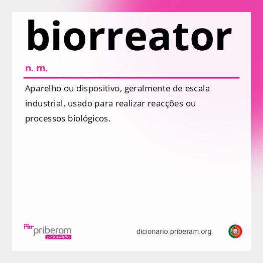 Significado de biorreator