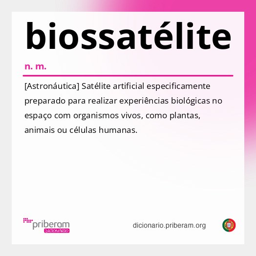 Significado de biossatélite